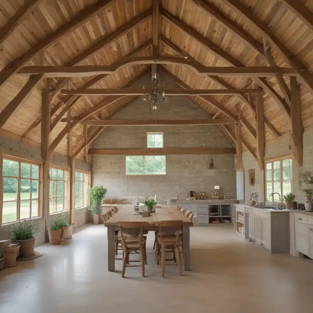 A Breath of Fresh Air: Opening Up and Airy Barn Interiors