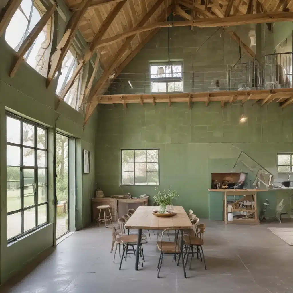 Blending Old and New in Green Barn Conversions