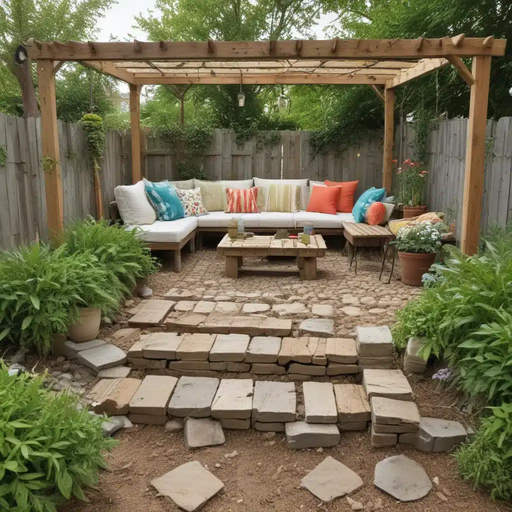 Build a Backyard Oasis with Salvaged Materials