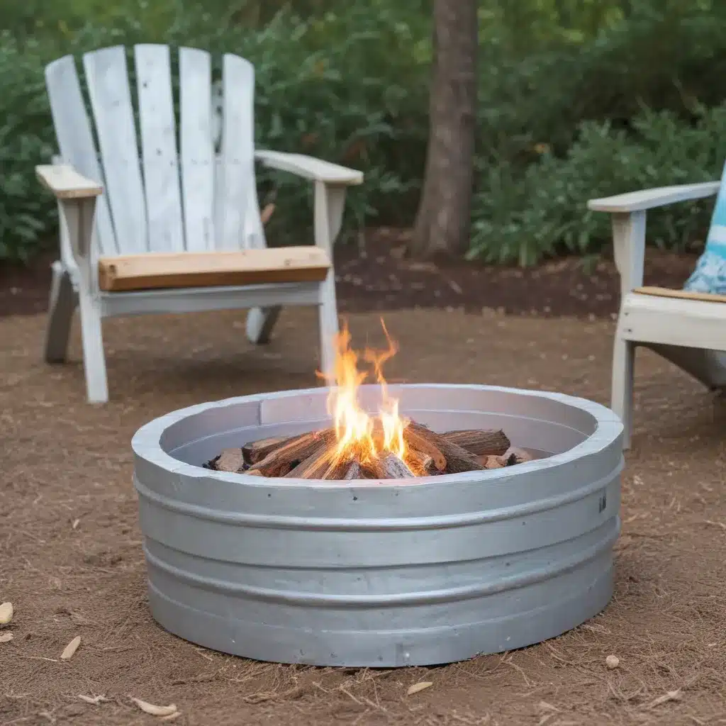Build a DIY Galvanized Tub Fire Pit
