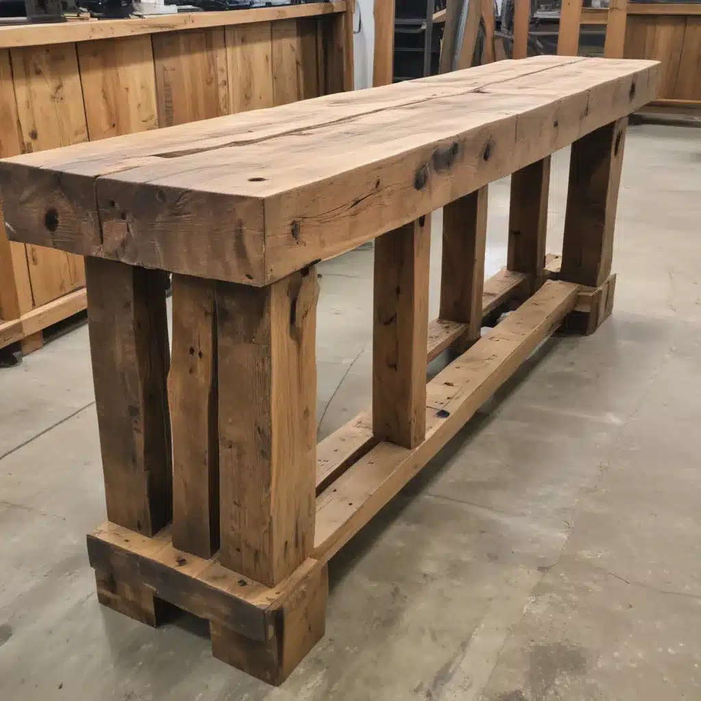 Building Custom Barn Beam Furniture from Reclaimed Materials