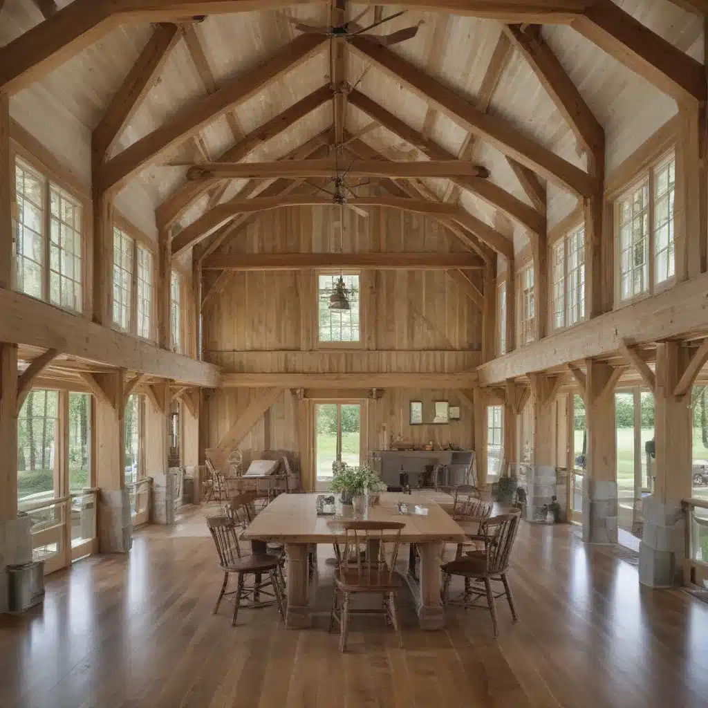 Classic Barns Reborn as Sustainable Country Manors