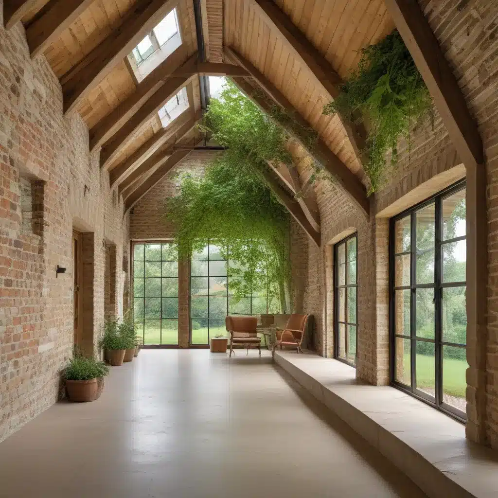 Classic Rural Buildings Transformed into Green Spaces