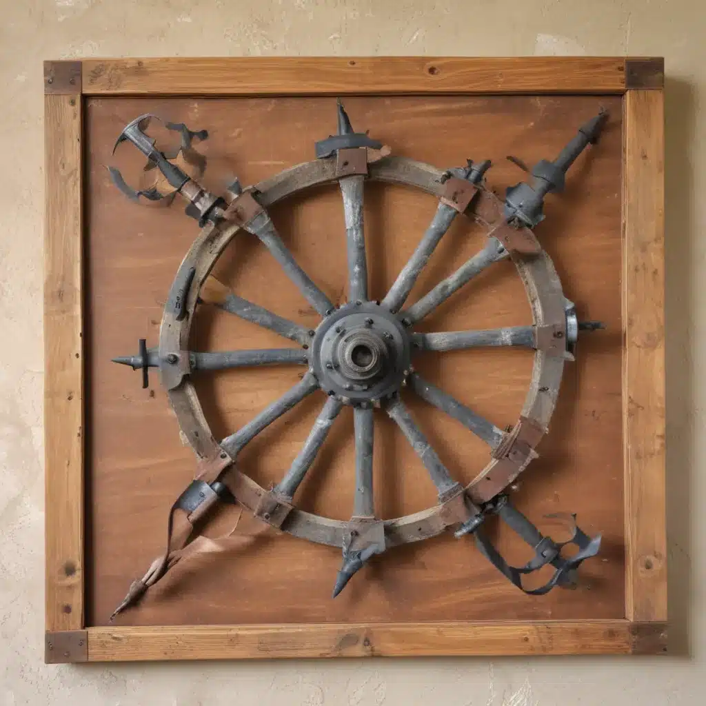 Craft Rustic Wall Art from Old Farm Tools