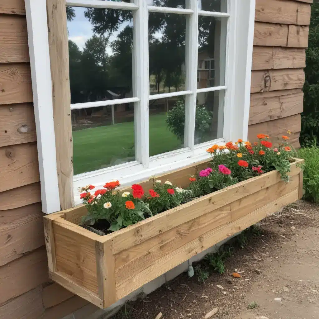 Crafting Custom Barn Wood Window Boxes for Charm