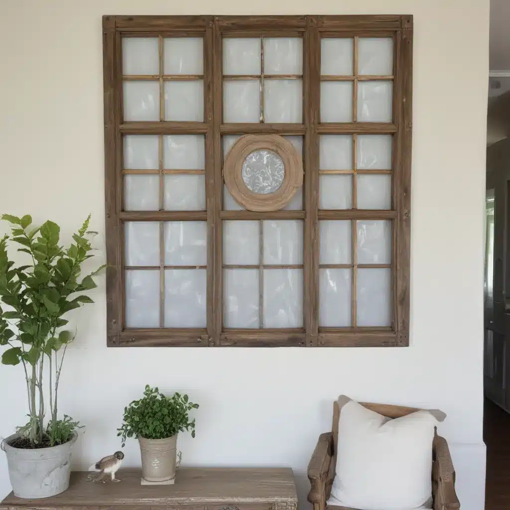 Create a Statement Gallery Wall with Old Windows
