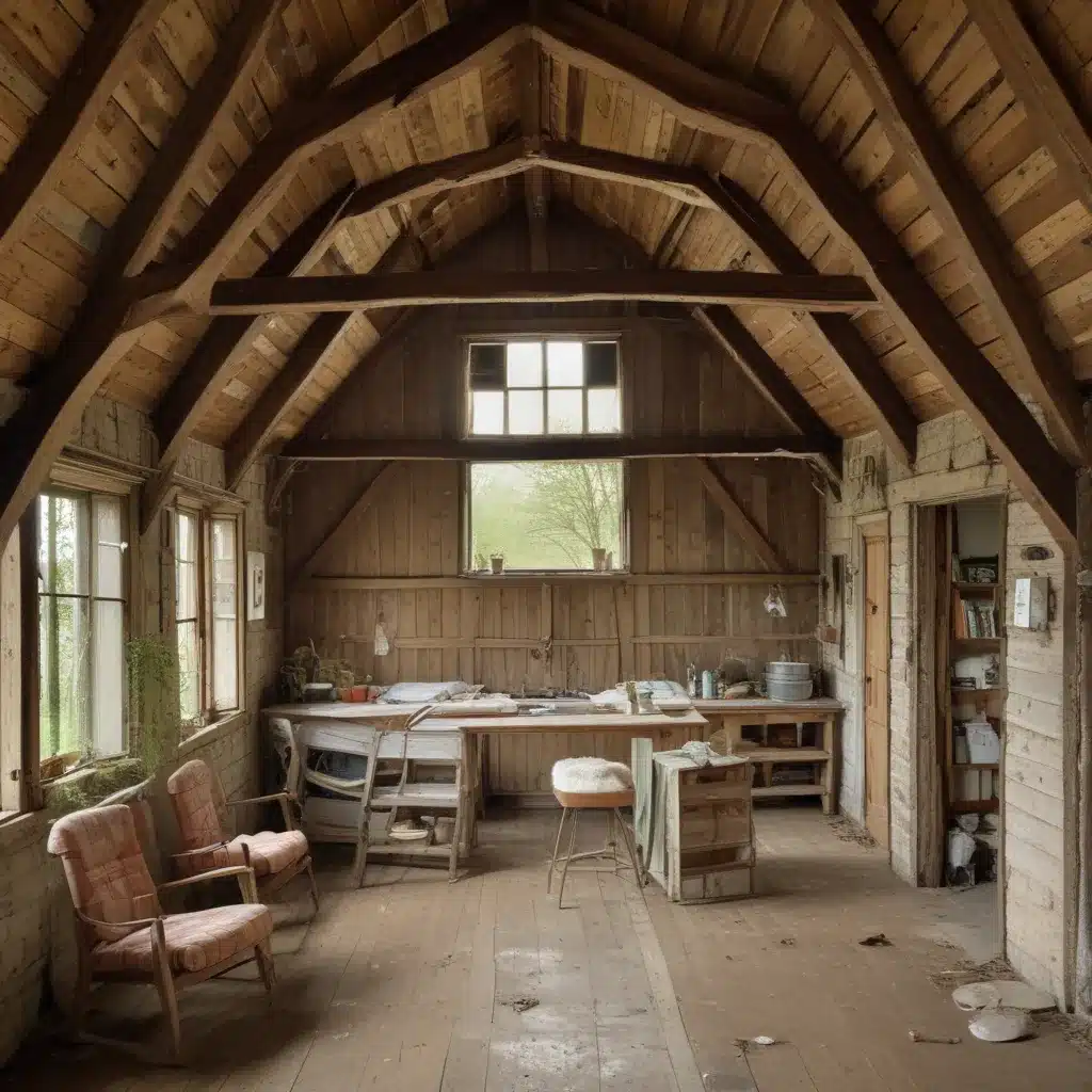 Decaying Barns Transformed Into Abodes