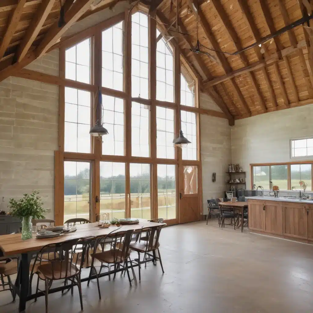 Designing An Open, Airy Feel Within Original Barn Walls
