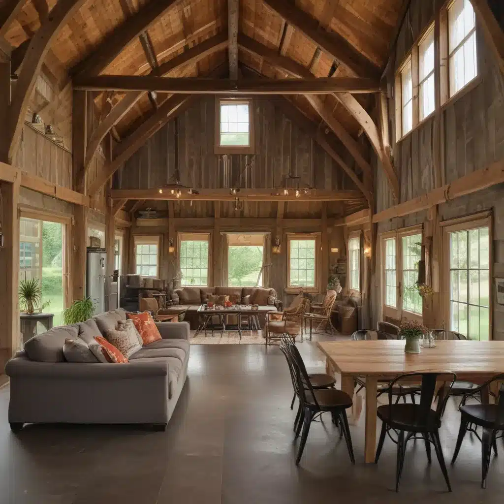 Elegant, Eco-Friendly Living in Repurposed Barns