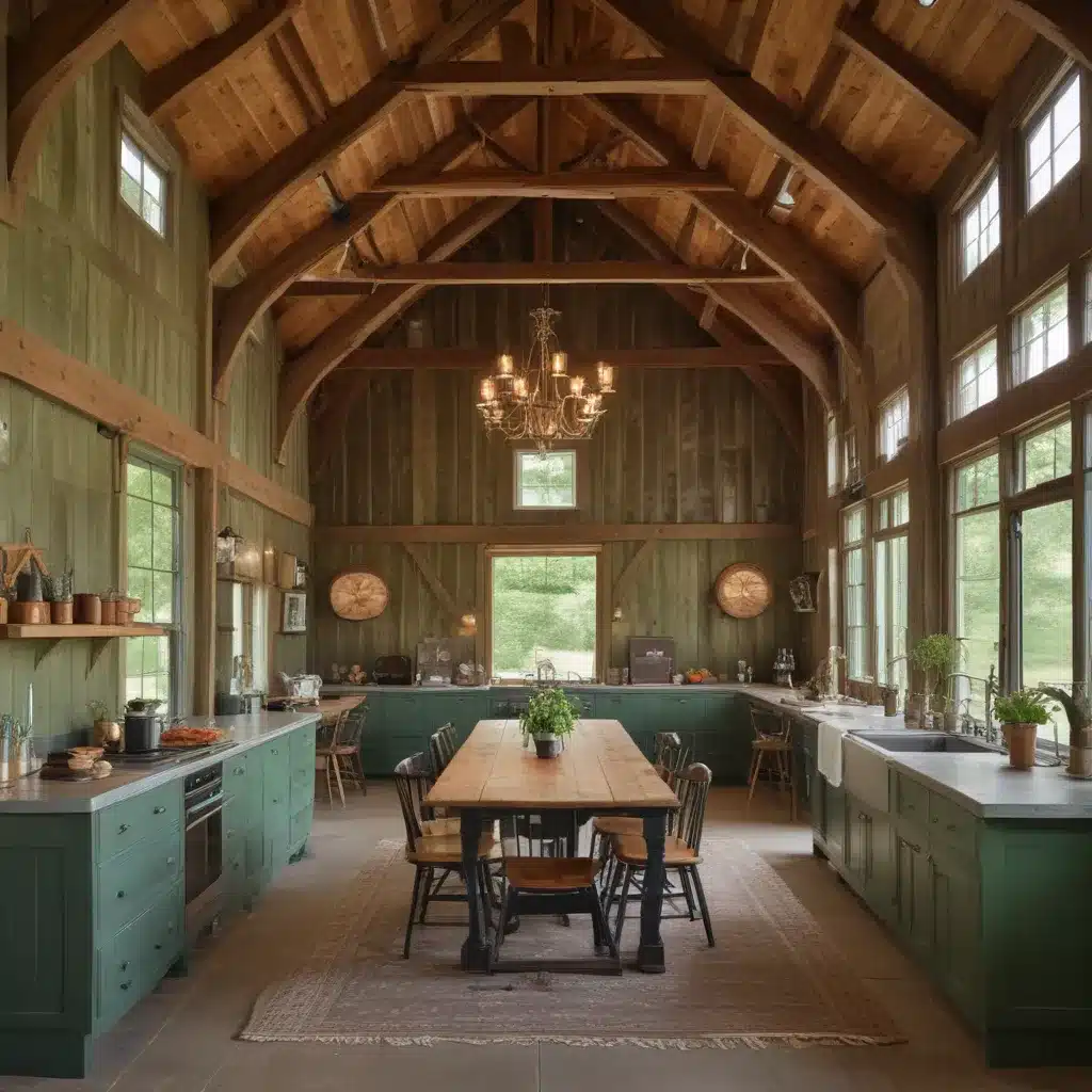 Elegant, Green Living in Repurposed Classic Barns
