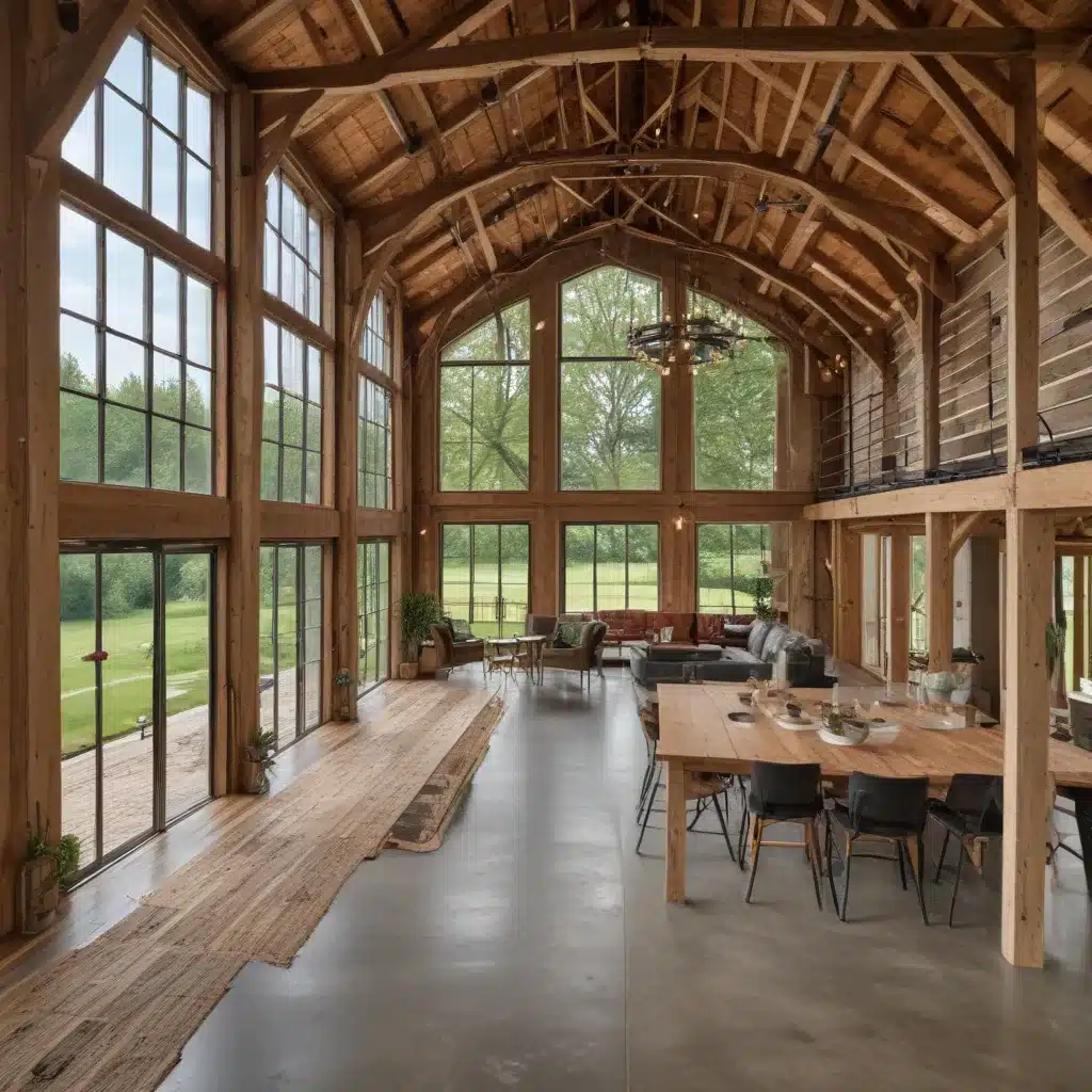 Historic Barns Resurrected as Stunning Green Residences