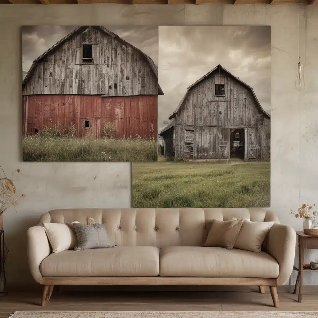 Incorporate Images of Barns into Wall Art
