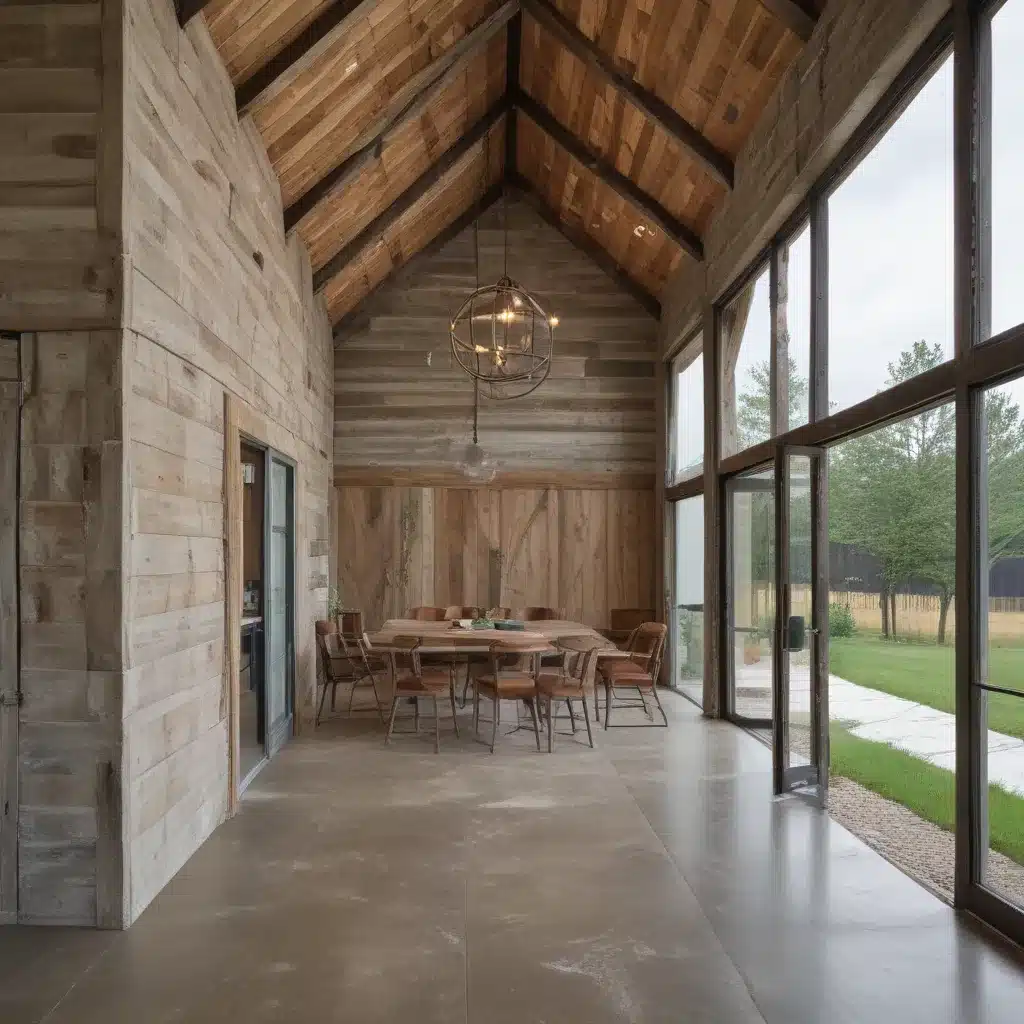 Modern Utility Within Weathered Walls: Repurposed Barns