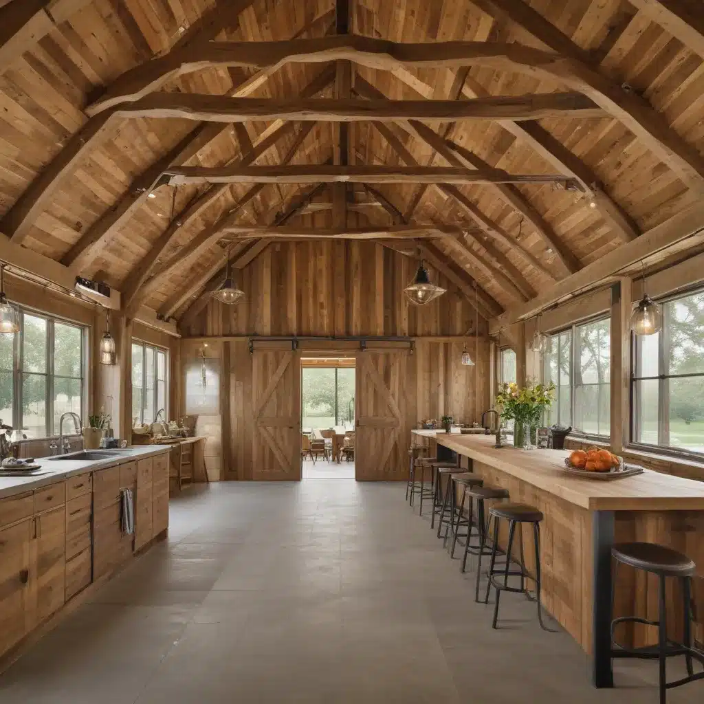 Redesigned Barns Showcase Rustic Charm and Sustainability