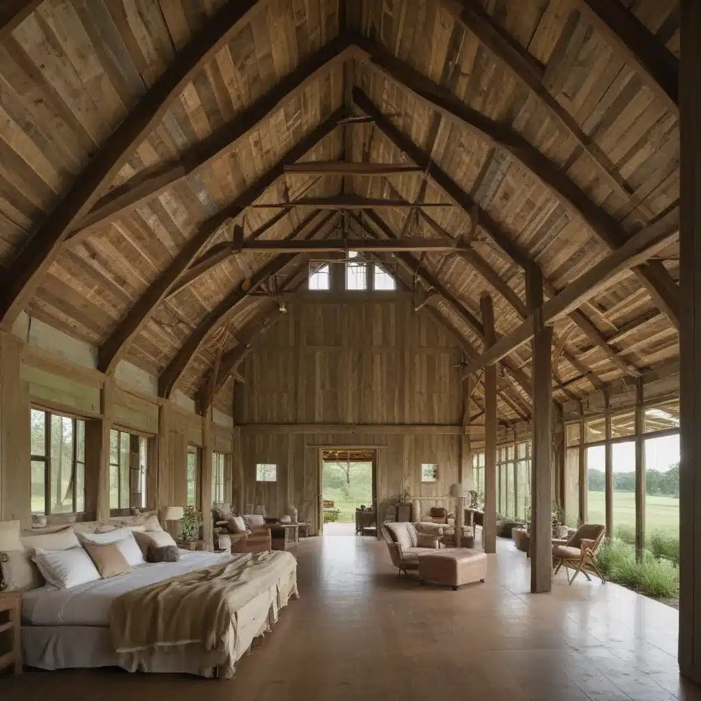 Remake Neglected Barns into Lavish Green Country Retreats