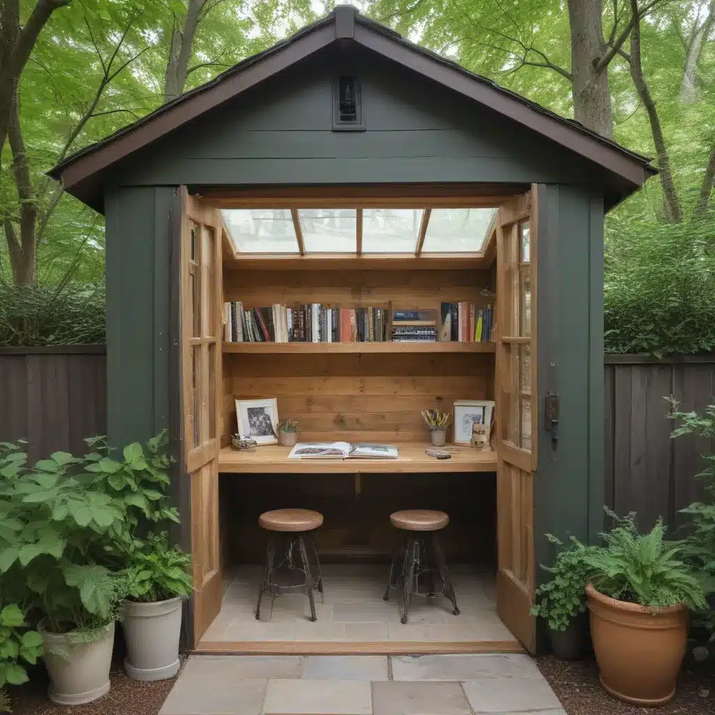 Remodel Tool Sheds into Cozy Writing Nooks