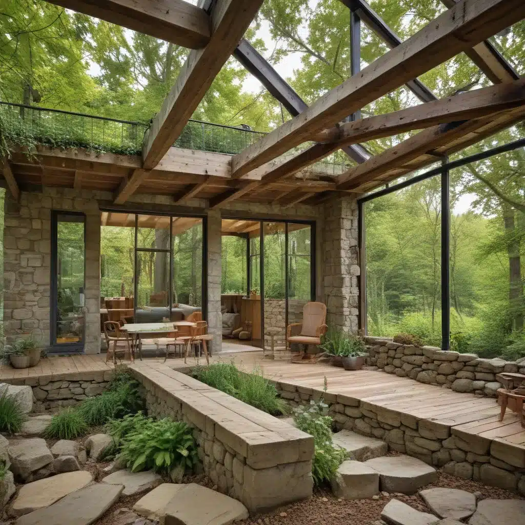 Rustic Structures Reborn as Green Living Spaces