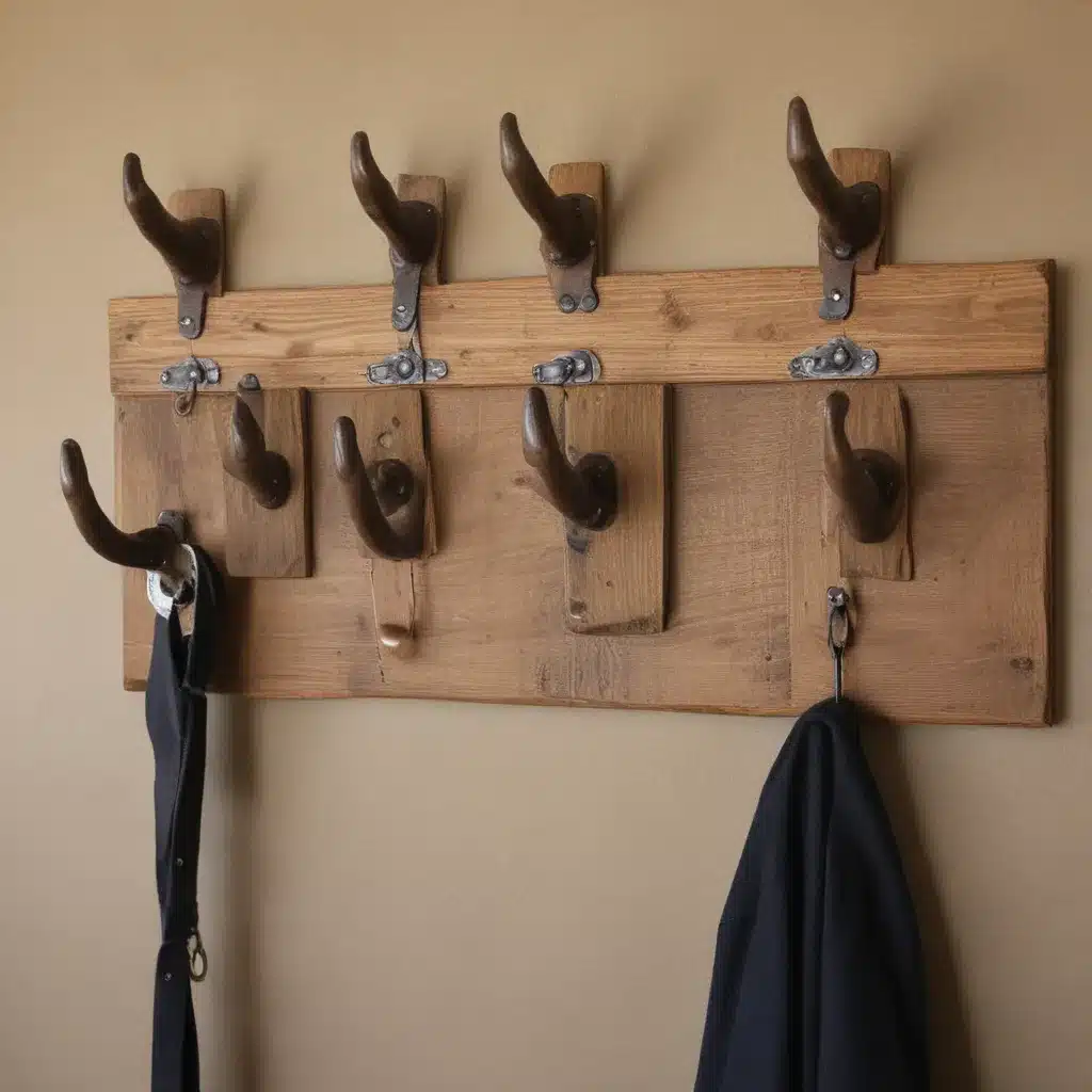 Turn Old Tack into Unique Wall Hooks and Coat Racks