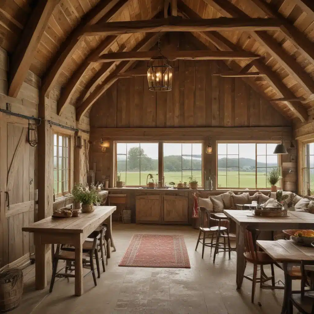 Turning Tired Barns Into Rustic Yet Refined Retreats