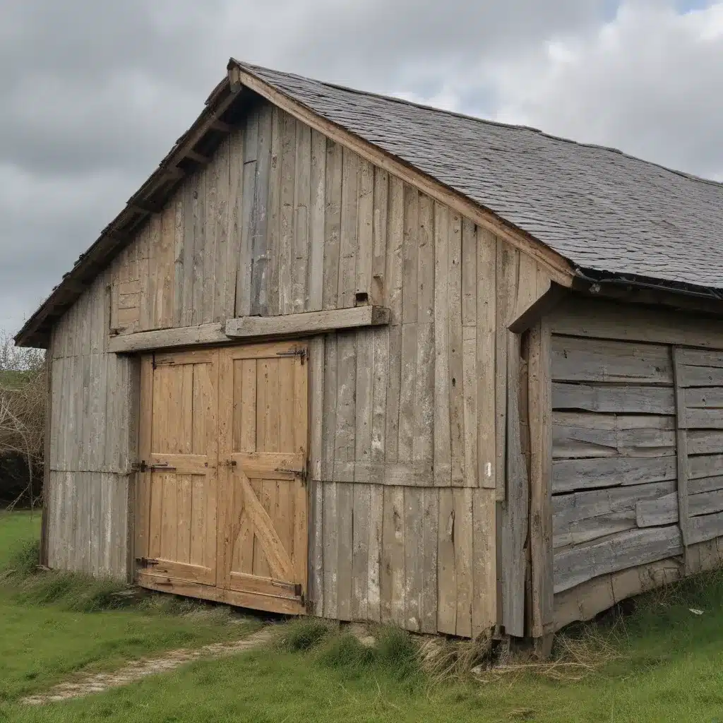 Weatherbeaten Barns Made Useful Once More