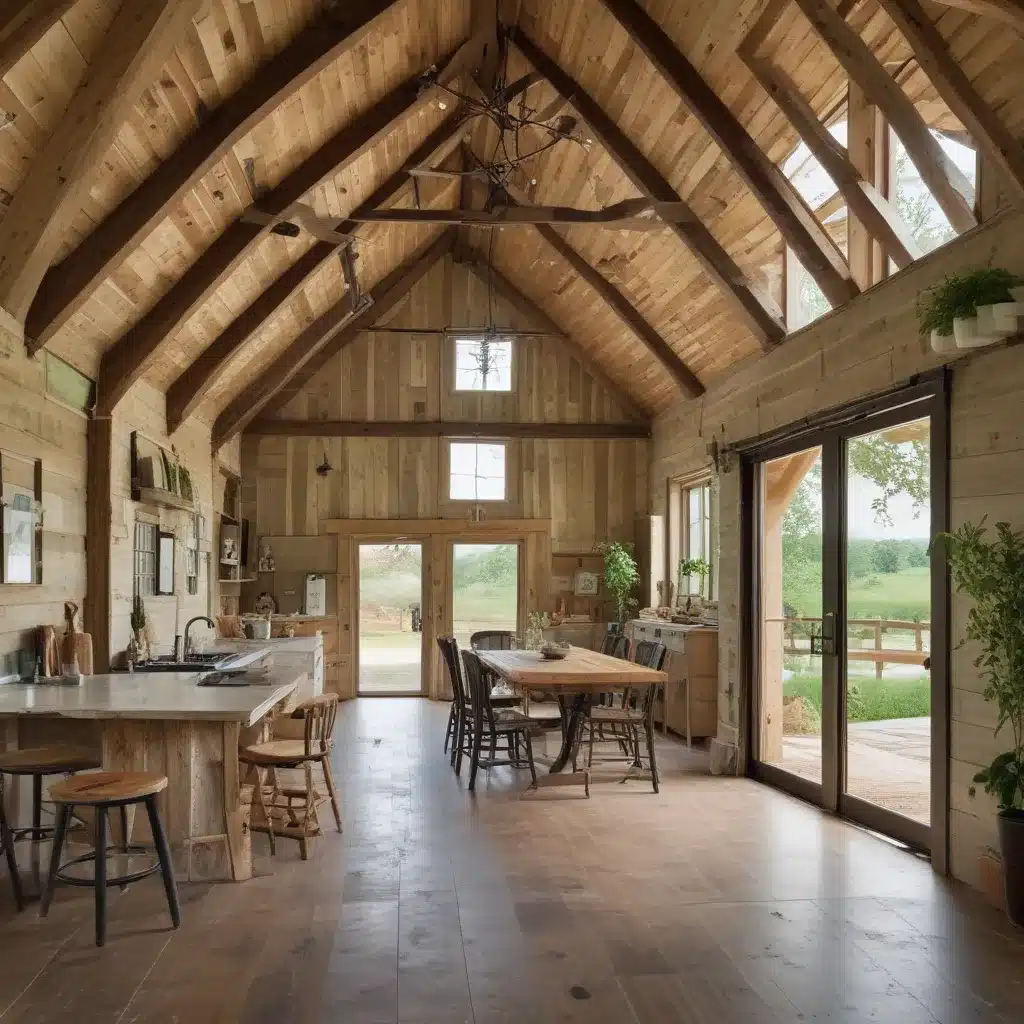 Weathered Barns Transformed Into Green Dream Homes