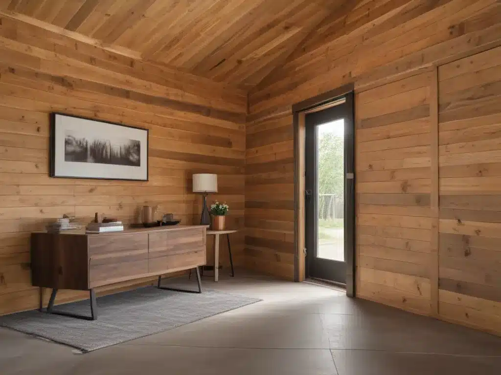 Wood Paneling: Warmth and Texture in a Modern Barn Home